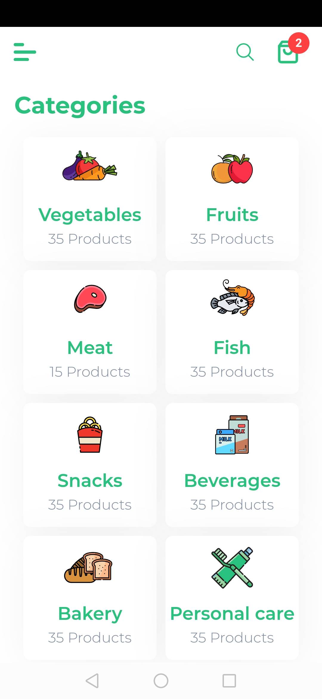 IOS grocery App